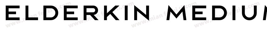 Elderkin Medium字体转换